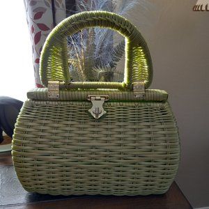 Vintage wicker purse by Donn